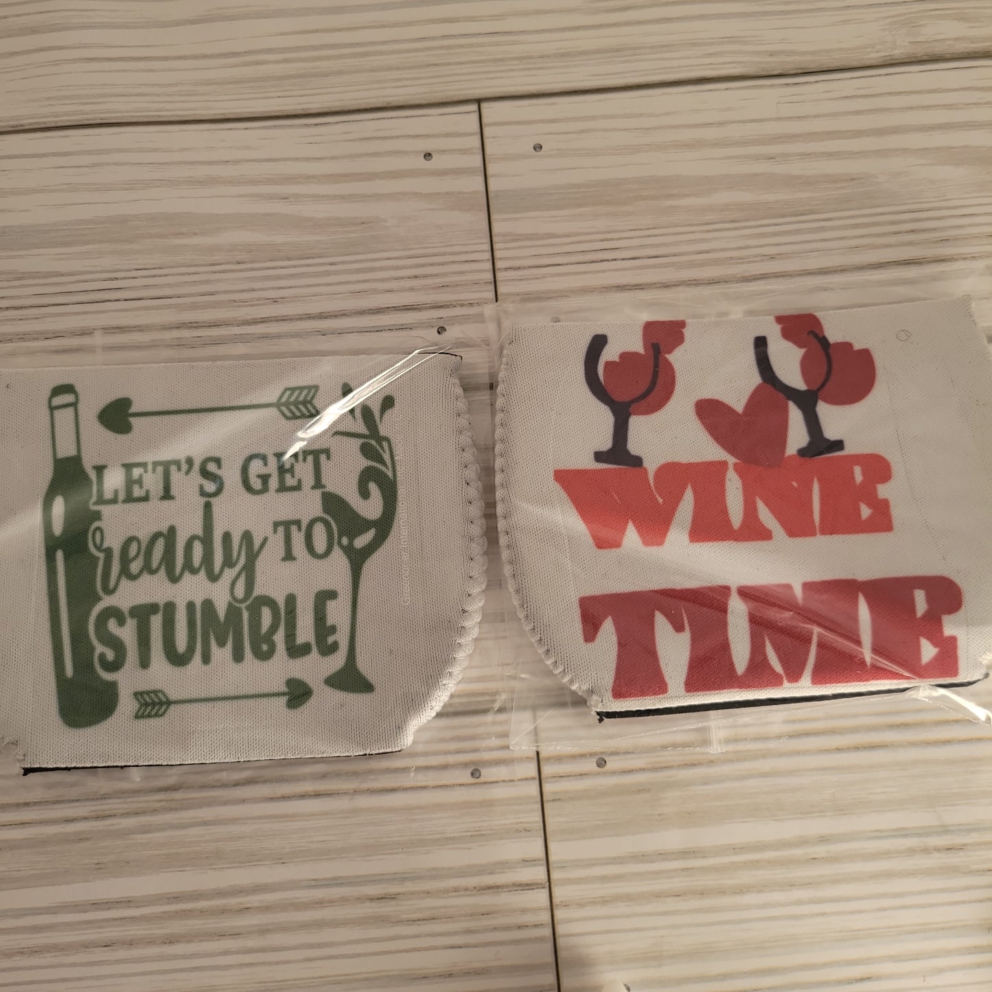 Wine glass koozie