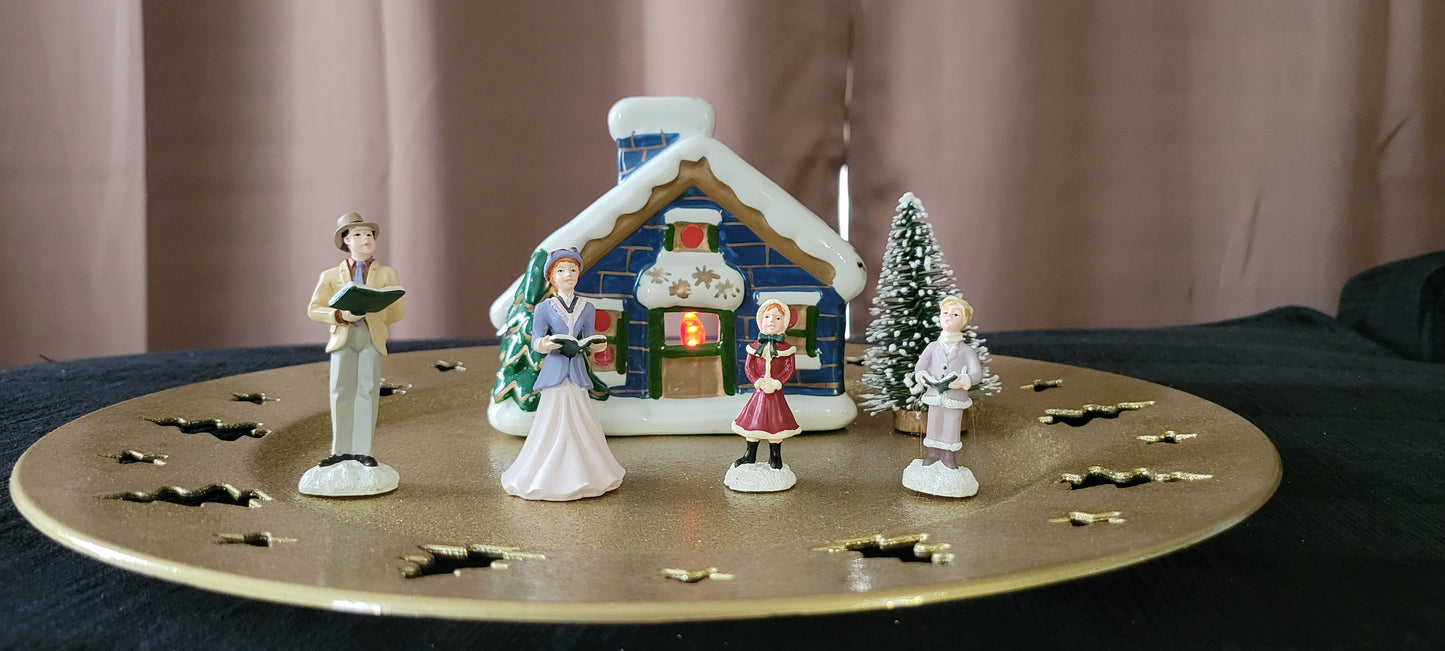 Candle center/mantel holder